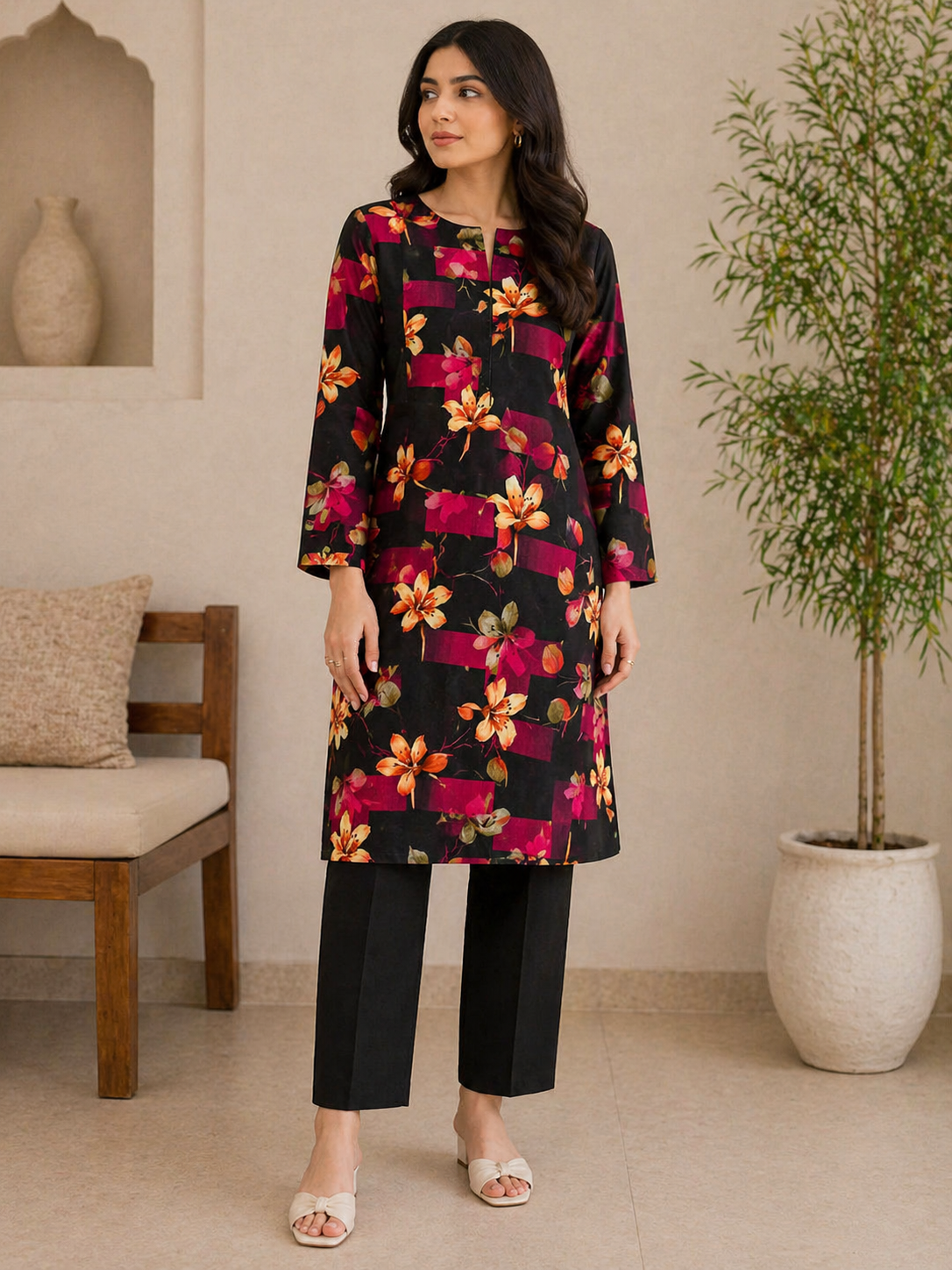 Bloom Printed Lawn 2 Piece Suit